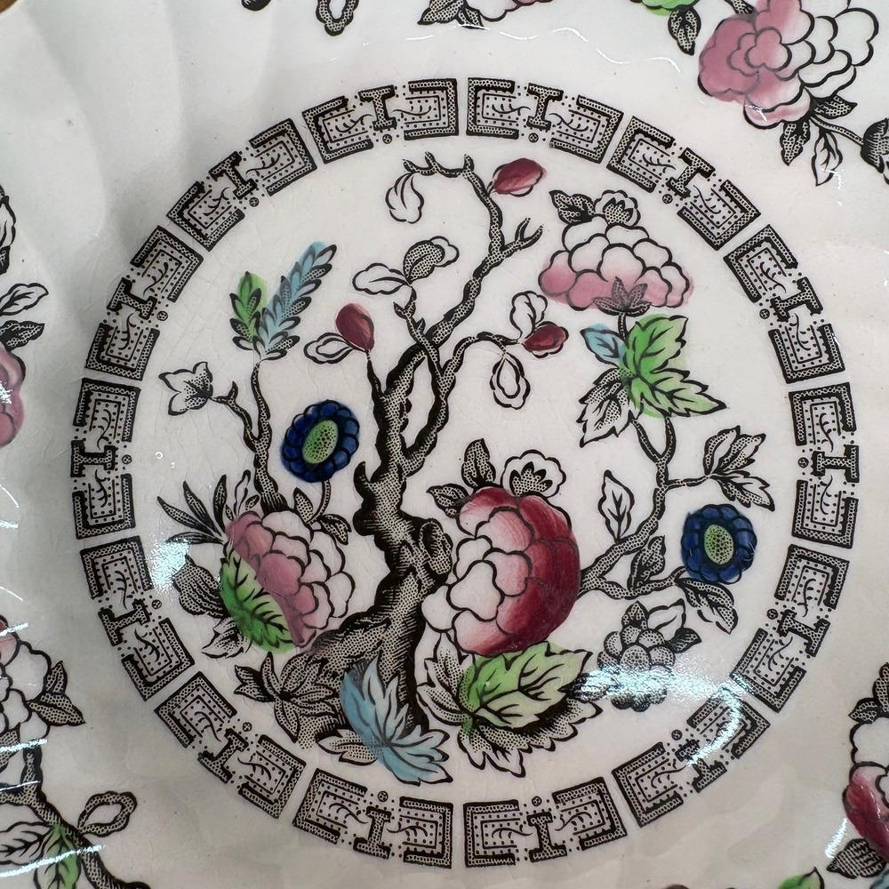 Myott Staffordshire Ware Indian Tree Made England Hand Engraving Lot of 3‎ 6" - Picture 3 of 10
